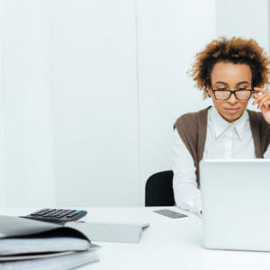 professional web design | professional web designer on computer