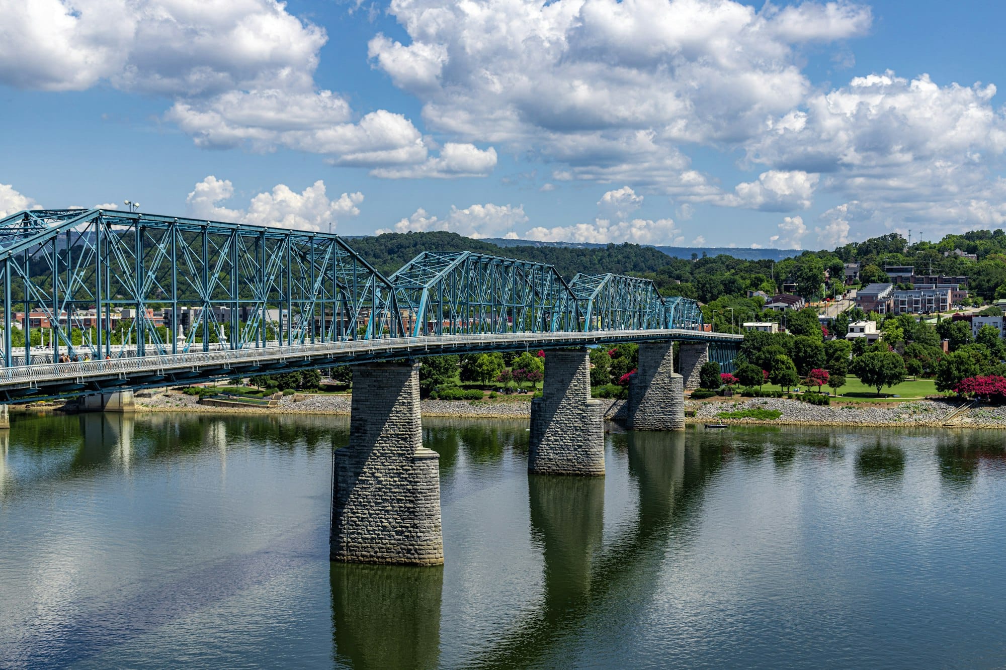 Walnut Street Bridge over the Tennessee River in Chattanooga