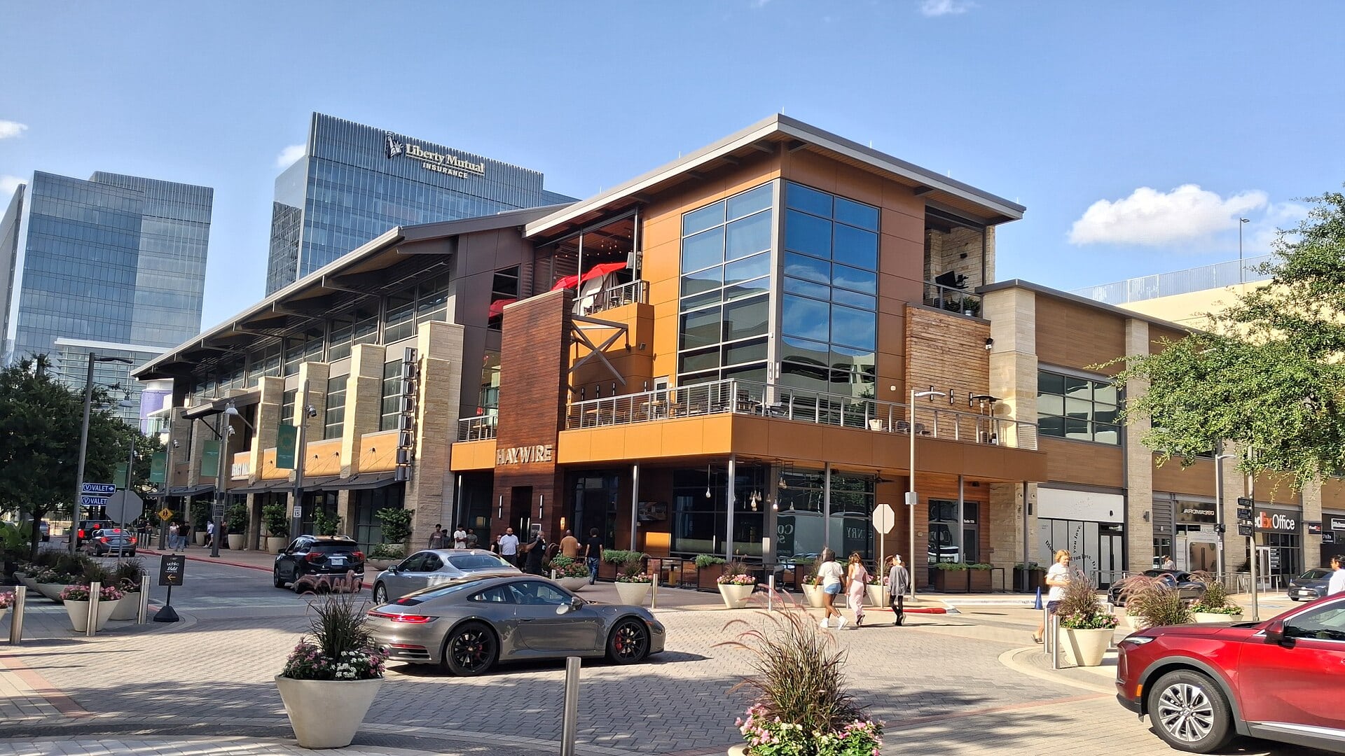 Food hall at Legacy West in Plano, Texas